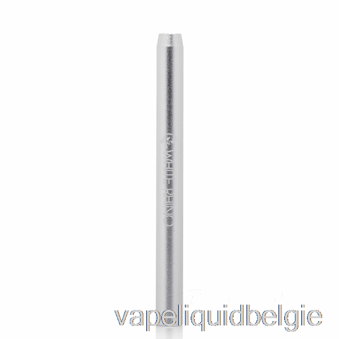 Vape België Witte Neushoorn Metalen Vleermuis Proefpijpje Zilver